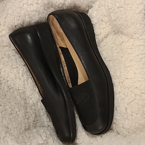 SALVATORE FERRAGAMO Black Seila Shoes Size 5 B - Picture 2 of 9